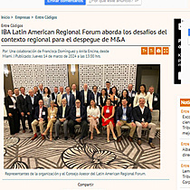IBA Latin American Regional Forum aborda los desafos del contexto regional para el despegue de M&A
